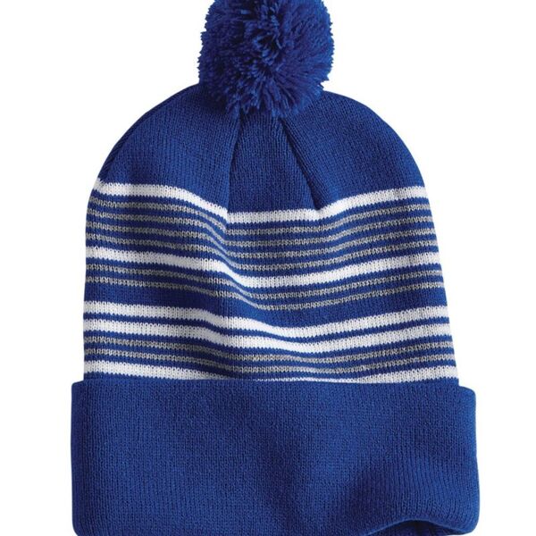 Baseball Striped Knit Cap Thumbnail