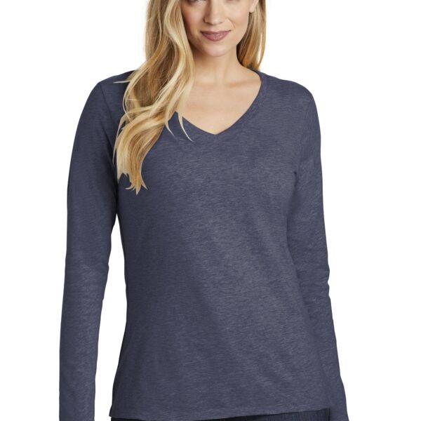 Volleyball Ladies Long Sleeve V-Neck Thumbnail