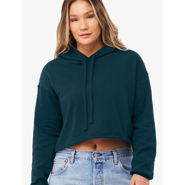 Foxy & Fierce Women's Cropped Fleece Hoodie Thumbnail