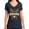 Saugus Volleyball V-Neck - Ladies Thumbnail
