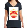 Saugus Volleyball V-Neck - Ladies Thumbnail