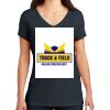 Saugus Volleyball V-Neck - Ladies Thumbnail