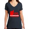 Saugus Volleyball V-Neck - Ladies Thumbnail