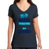 Saugus Volleyball V-Neck - Ladies Thumbnail