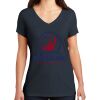 Saugus Volleyball V-Neck - Ladies Thumbnail