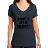 Saugus Volleyball V-Neck - Ladies Thumbnail