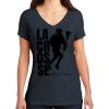 Saugus Volleyball V-Neck - Ladies Thumbnail