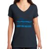 Saugus Volleyball V-Neck - Ladies Thumbnail