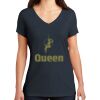 Saugus Volleyball V-Neck - Ladies Thumbnail